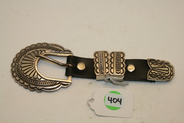 Sterling Belt Buckle: Sterling Belt Buckle “Marie Thompson”