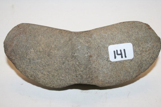 5” Hardstone Wing Bannerstone: 5” Hardstone Partially Drilled Wing Bannerstone, Hainesport, Burlington Co. New Jersey