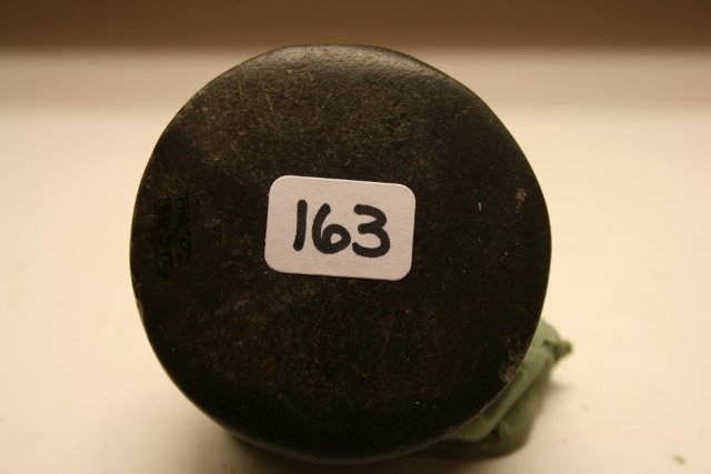 Hardstone “Puck” Shaped Cone: 2 ¼” Highly Polished Hardstone “Puck” Shaped Cone – Lucas Co., Ohio – Nice!
