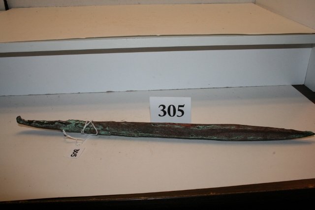 14” Copper Hook: 14” Copper Hook, Pashaka Mound between Defene and Greenbay, Wisc. Rare!
