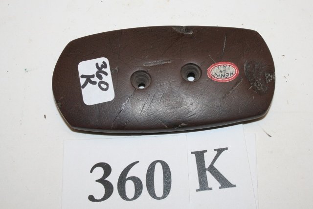 Red Slate Gorget: 3 5/8” Red Slate Gorget, broken/glued, Henry Co. Indiana