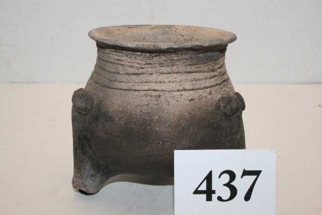 4” x 3 ¼” Tripod Bowl: 4” x 3 ¼” Tripod Bowl, Western Panama from the Oppenheim – Cranfill Coll.