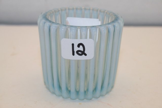 Tiffin Blue Beatty Rib Toothpick Holder: Tiffin Blue Beatty Rib Toothpick Holder