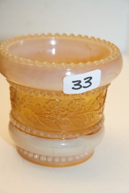 Holly Amber Toothpick Holder: Holly Amber Toothpick Holder