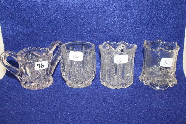 4 Crystal Toothpick Holders: 4 Crystal Toothpick Holders – unknown