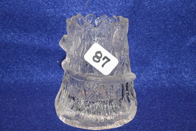 Findlay Toothpick Holder: Findlay Crystal Serpent (Snake on Tree Stump Toothpick Holder