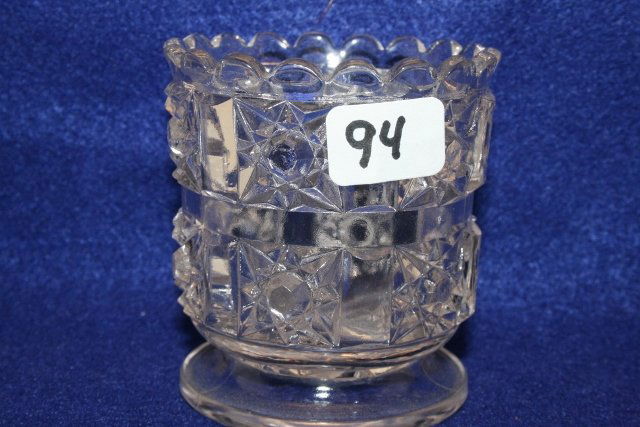 Findlay Crystal Stars & Bars Toothpick Holder: Findlay Crystal Stars & Bars Toothpick Holder