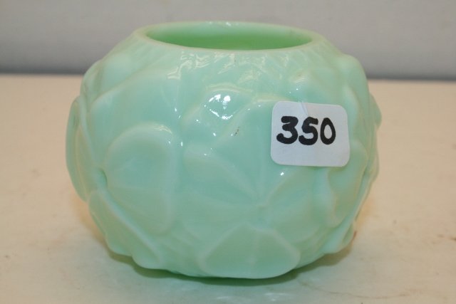 Pansy Green Opaque Toothpick Holder: Pansy Green Opaque Toothpick Holder