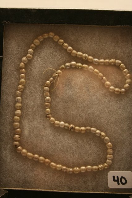 16” Strand Fresh Water Pearls: 16” Strand Fresh Water Pearls, Spiro Mound Engelder - Bell Coll.