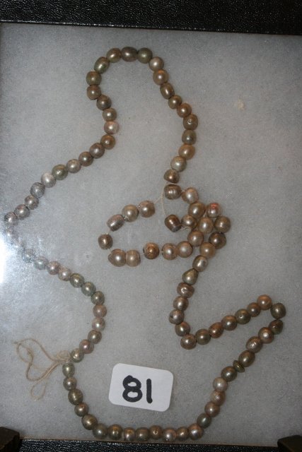 18” Strand Iridescent Fresh Water Pearl Beads: 18” Strand Iridescent Fresh Water Pearl Beads – same info as above Engelder - Bell Coll.