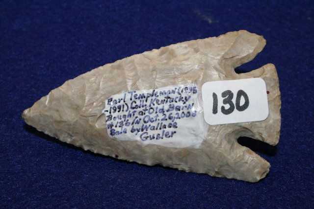 Lost Lake Point, Fort Payne Chert: 3 1/16” Lost Lake Point, Fort Payne Chert, Kentucky – Earl Templeman Coll. – Nice Wallace Gusler Coll.