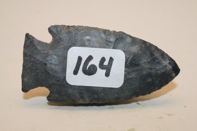 Coshocton Flint, Intrusive Mound Point: 2 1/8” Coshocton Flint, Intrusive Mound Point – Chillicothe, Ohio
