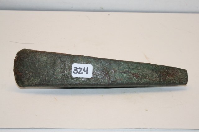 6 ½” Fine Copper Celt: 6 ½” Fine Copper Celt, a real gem Ted Fowles, Green Bay Wisc. Coll.