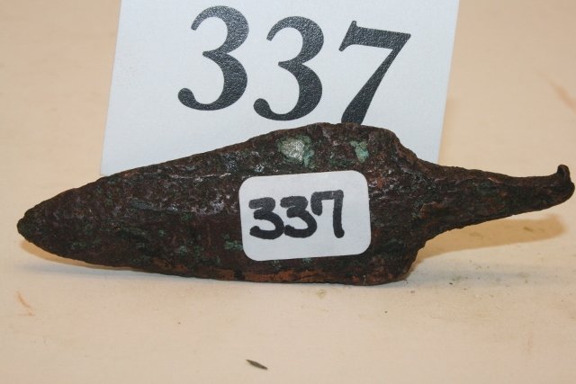 3 ¼” Tang Spear: 3 ¼” Tang Spear Ted Fowles, Green Bay Wisc. Coll. Ted Fowles, Green Bay Wisc. Coll.