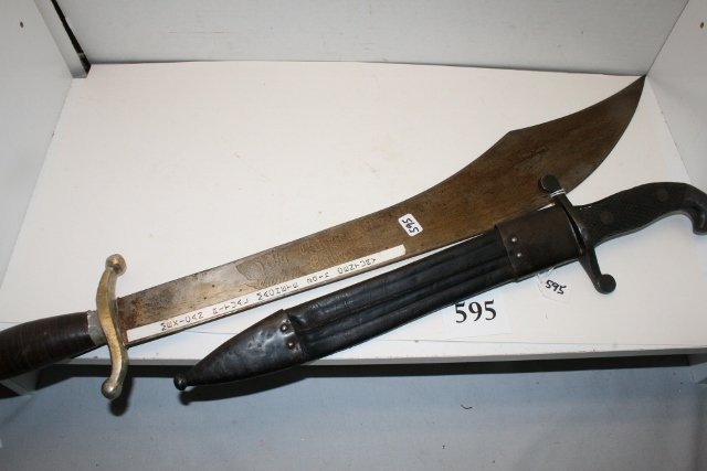 Mexican Ritual Machete: Mexican Ritual Machete, Spanish Model Bolo Bayonet with scabbard