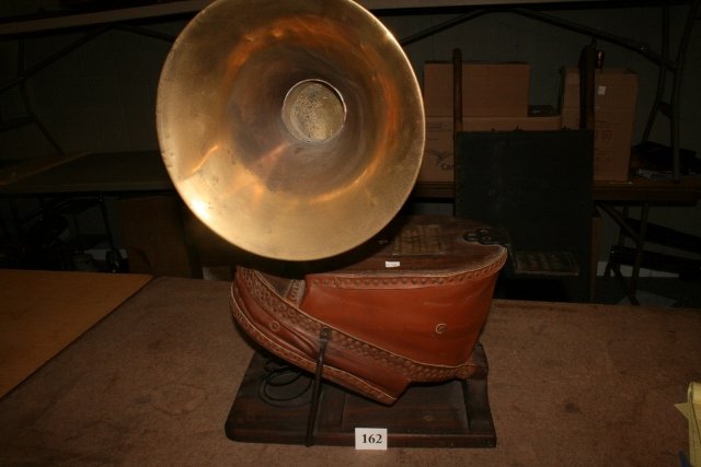 Fireman’s Bellows - NO SHIPPING: Very Large 11” x 18” Fireman’s Bellows by Siebe Gorman Co. Ltd – London – 12” Brass Horn – original brass name plate & directions plate - no shipping