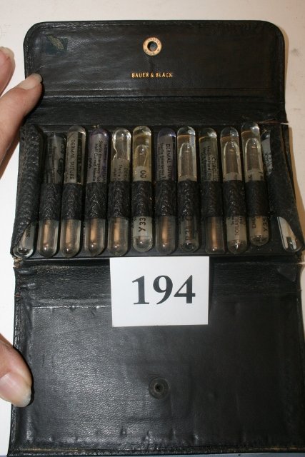 Set of 12 Medical Vials: Set of 12 Medical Vials by Bauer & Black for Theodore B. Stem M.D.