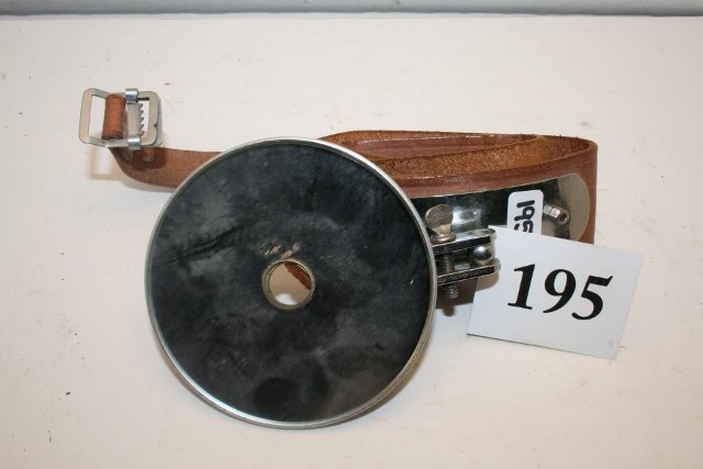 Doctor’s Head Mirror: Doctor’s Head Mirror by Adams Co. U.S.A. original leather strap – new condition