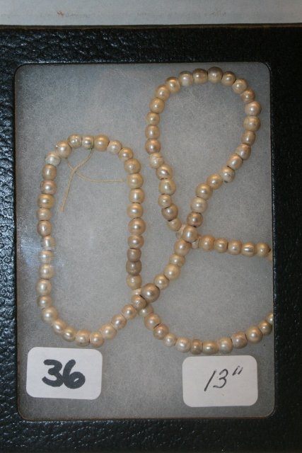 13” Strand Small Pearl Beads: 13” Strand Small Pearl Beads – Great Temple Mound