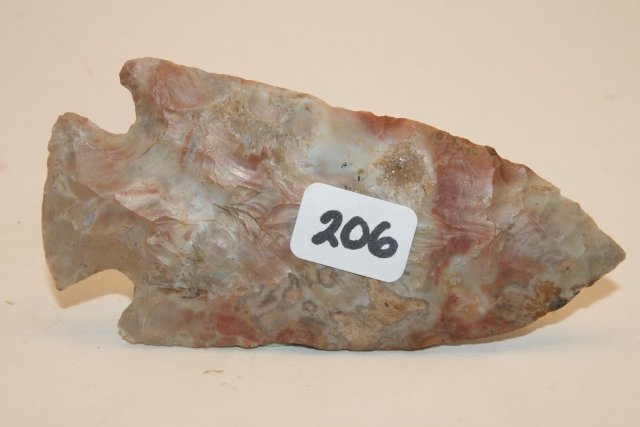 Flint Ridge Hopewell Point: 3 ¾” Flint Ridge Hopewell Point – Ex. Larry Street Coll.