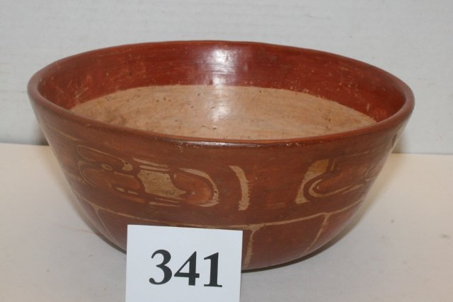 7 ¾” x 3 ¼” Mayan Bowl: 7 ¾” x 3 ¼” Mayan Bowl – Honduras, solid