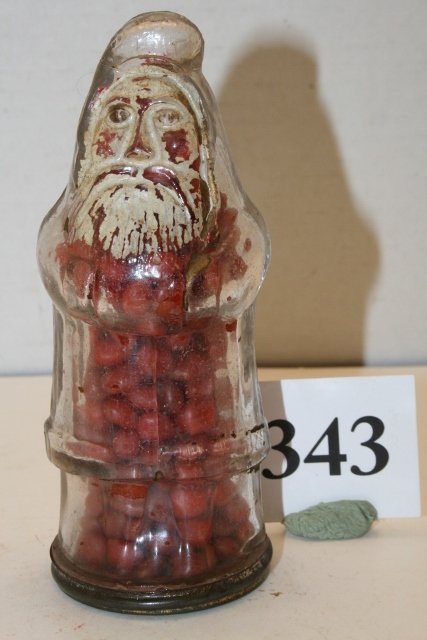 Santa Claus with Banded Cloak: Santa Claus with Banded Cloak, original closure, 10% paint