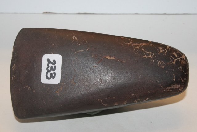 4 5/8” Hematite Celt: 4 5/8” Hematite Celt