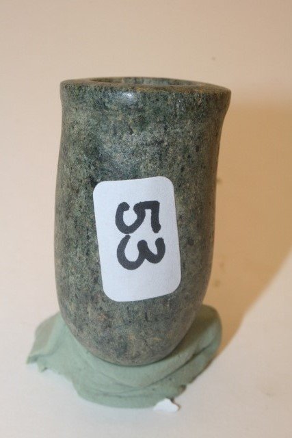 Steatite? Pipe Bowl: 1 13/16” Steatite? Pipe Bowl