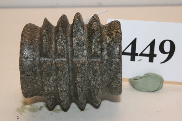 Hardstone Aztec Mace Head: 2 1/8” Hardstone Aztec Mace Head – Meso – American