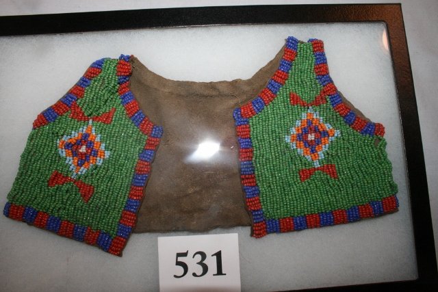 9” Beaded Infants Vest: 9” Beaded Infants Vest