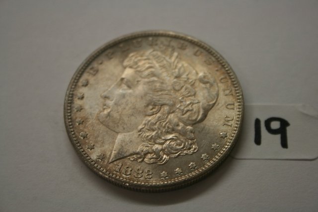 1882 – S Morgan Silver Dollar (1 of 2)