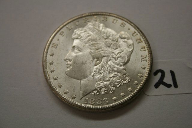 1883 CC Morgan Silver Dollar (1 of 2)