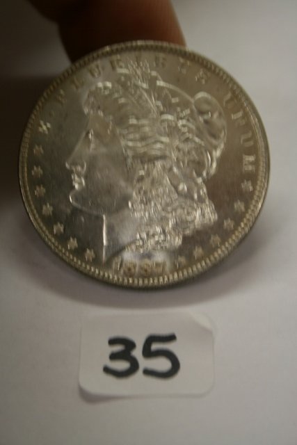1887 Morgan Silver Dollar (1 of 4)