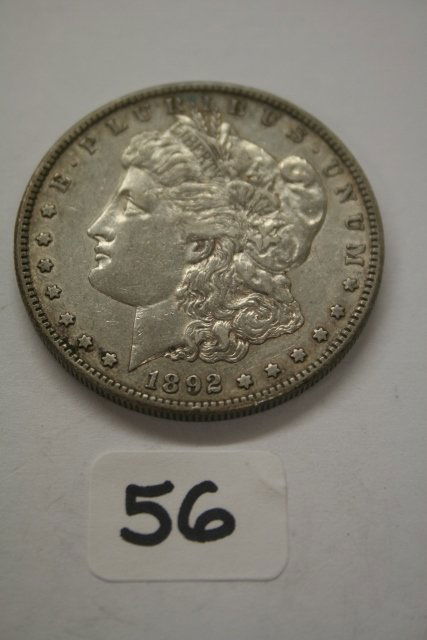 1892 – S Morgan Silver Dollar – VF 30 (1 of 2)