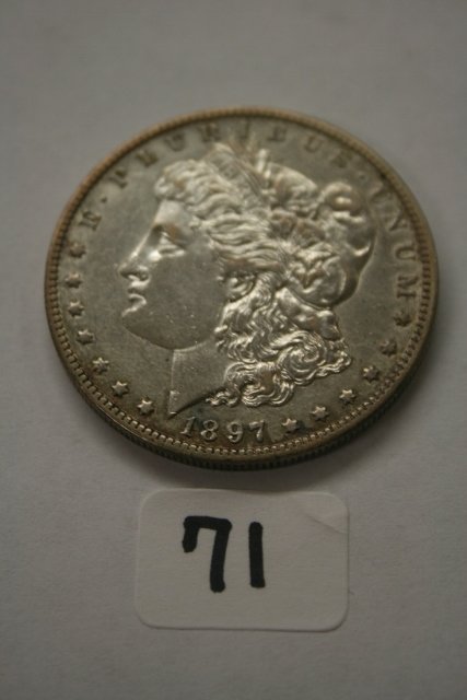 1897 –O Morgan Silver Dollar (1 of 2)
