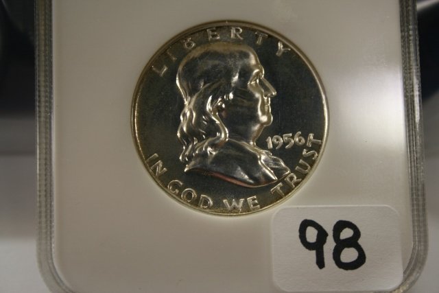 1956 – P Half Dollar U.S. Graded Proof (1 of 2)