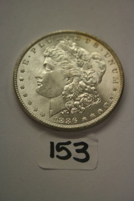 1886-P Morgan Silver Dollar (1 of 2)
