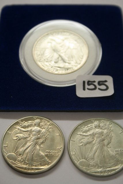 (3) U.S. Walking Liberty Half Dollars (1 of 4)