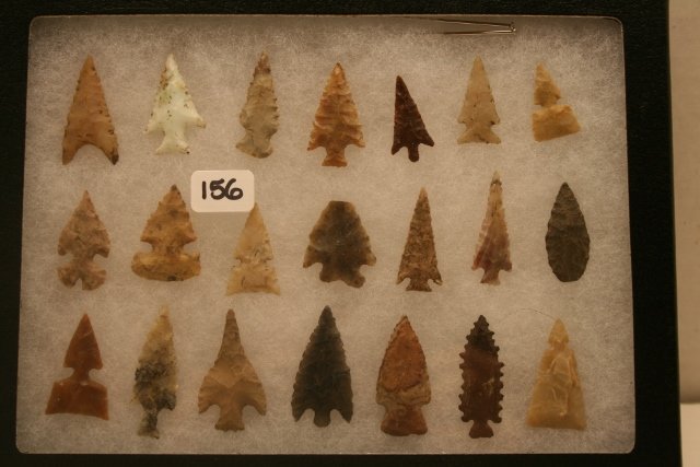 Frame of Twenty One Western Points (1 of 1)