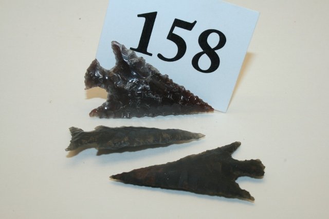 Three Nice Obsidian Points (1 of 1)