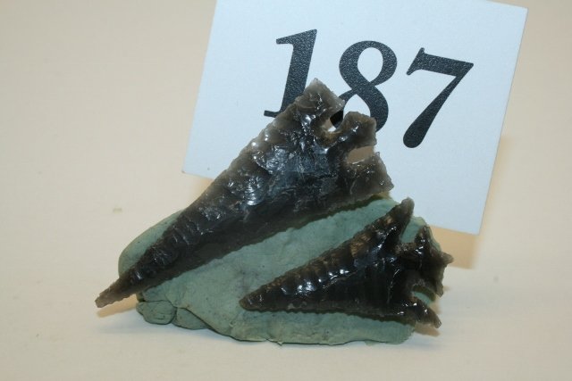 2 Fine Obsidian Points (1 of 1)