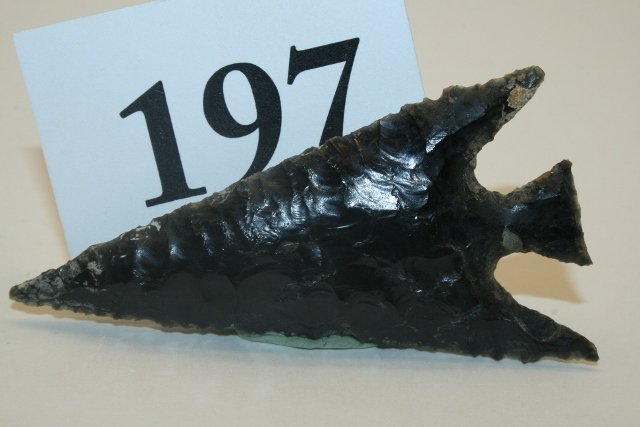 Obsidian Corner Notch Point (1 of 1)