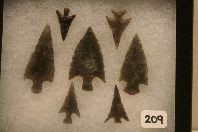 7 Obsidian Points (1 of 1)