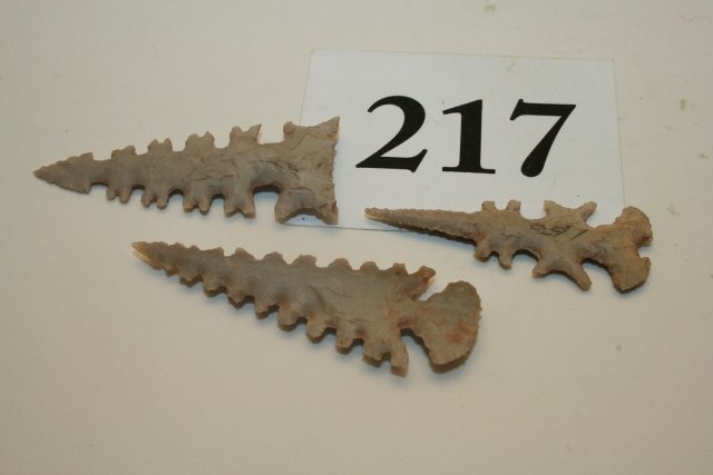 3 Lacey Eccentric Ceremonial Points (1 of 1)