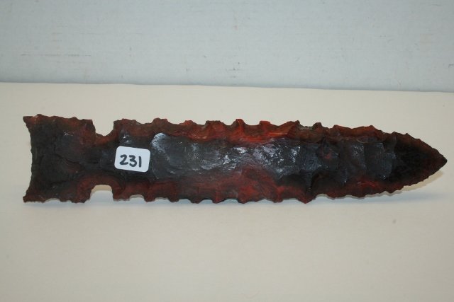 Red Obsidian Serrated Point (1 of 2)