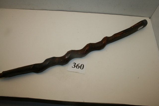 Carved Wood Pipe Stem (1 of 2)