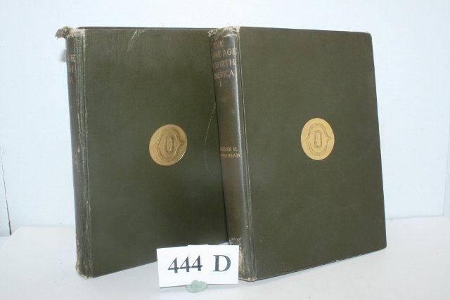 Books, 2 Vols. #1-2 Stone Age in North America: Books, 2 Vols. #1-2 Stone Age in North America by Moorehead, 1910 Vol. #1 has Binding problems