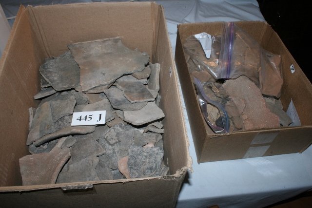 2 Boxes of Pottery Fragments: 2 Boxes of Pottery Fragments