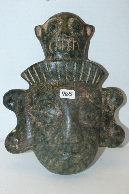 Jade Mayan Mask Totem (1 of 1)