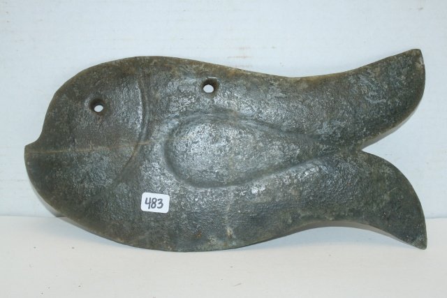 Translucent Mayan Jade? Fish: 11” x 5 3/8” Translucent Mayan Jade? Fish